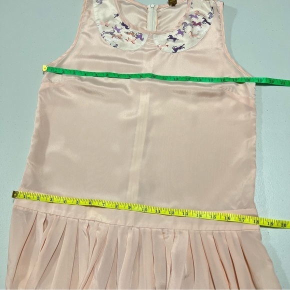 Farm Rio Anthropologie Drop Waist Farm Animal Horse Sleeveless Dress - Picture 8 of 11
